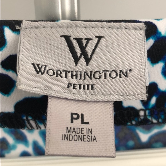 Worthington Snakeskin Print Dress in Petite Large - Picture 7 of 7